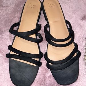Black sandals from target